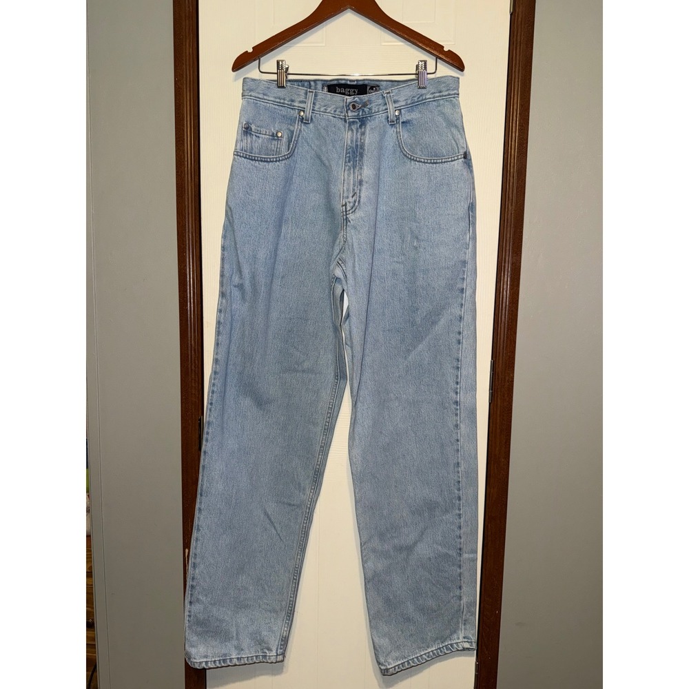 Levi's 1999 Vintage SilverTab Baggy Jeans Mens 34x34 Light Wash Denim